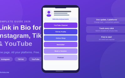 Link in Bio for Instagram, TikTok and YouTube: Everything You Need (2026)